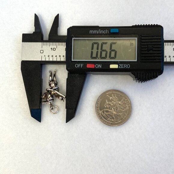 VTG Sterling Silver 925 PAX 3D Angel Boy Cherub Baseball Player Charm Pendant - Picture 14 of 16